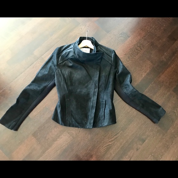 RACHEL Rachel Roy Jackets & Blazers - Rachel Roy Suede Leather Jacket